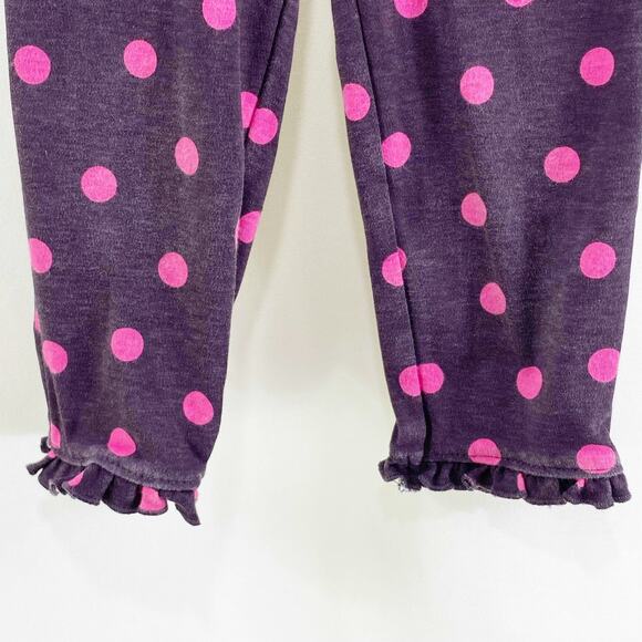 CARTER'S Purple Pink Cotton Polka Dot Toddler Leggings - Picture 7 of 8